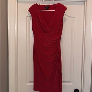 Lauren by Ralph Lauren red dress